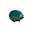 Blue Hedgehog whimsical resinBrooch by EllyMental Jewellery