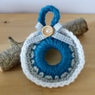 Crocheted Hanging Wreath Decoration
