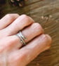 Handmade Silver Branch Ring - Image 1