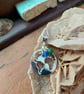 Sterling Silver World Map (land cut-out)  Necklace - Image 1