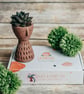 Plant Pot Head Clay Kit for Two - Air Dry Clay Planter Craft Gift