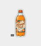 Grocery Food Vinyl Sticker For Adults - Orange Fizzy Drink