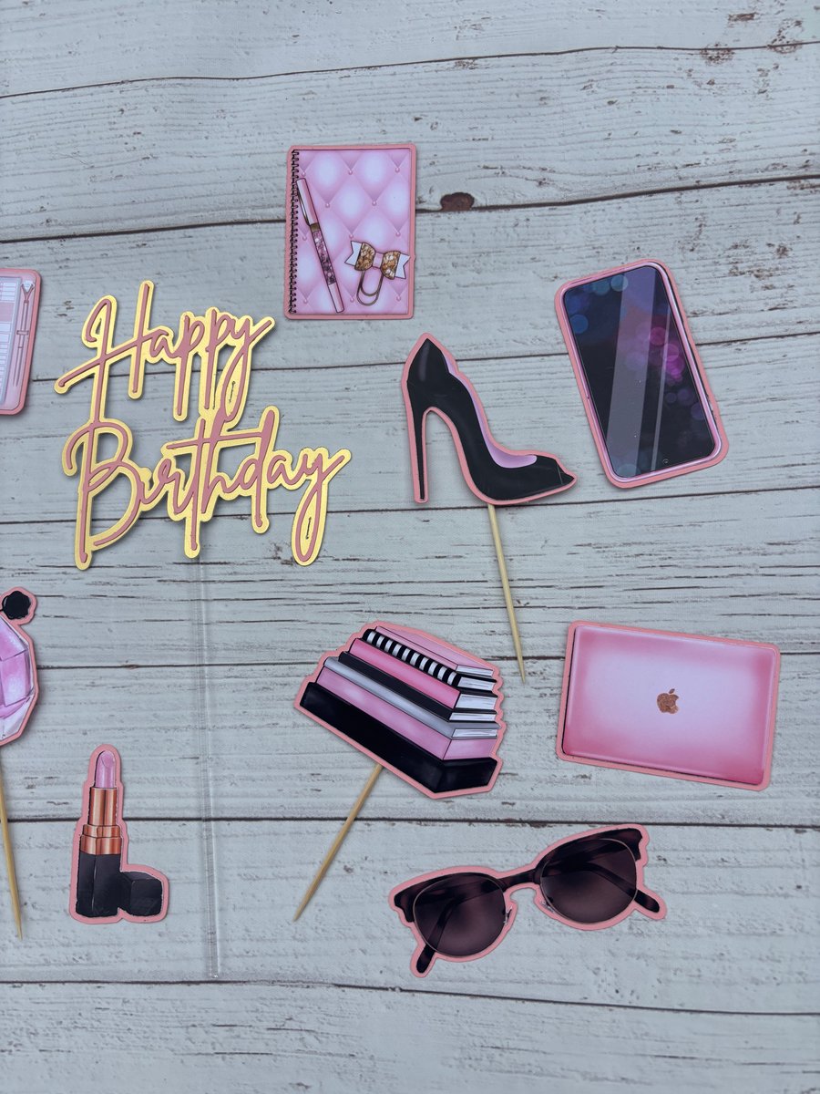 girl boss Cake Topper, new job cake, fancy Cake Topper, Chanel Cake Topper, chic