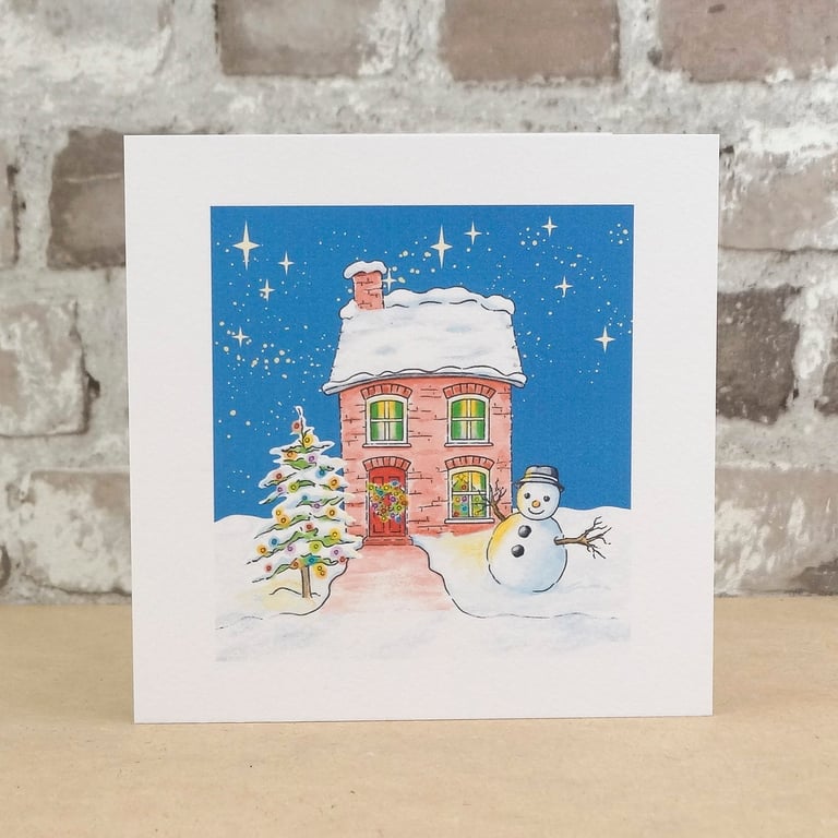 Christmas Card House