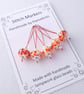 Lampwork Stitch Markers - Firey - Image 2