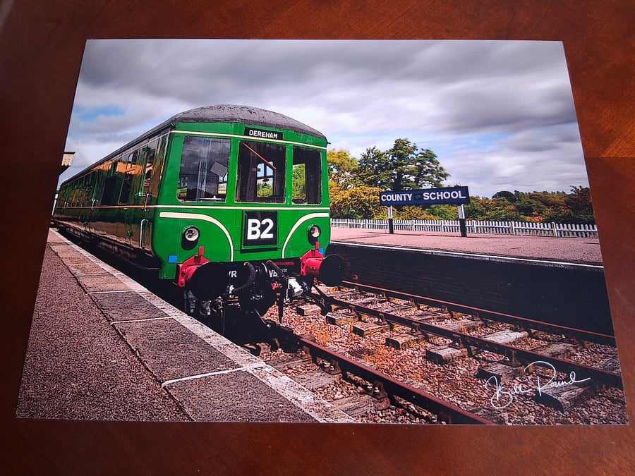 TRAIN PHOTO 16 X 12