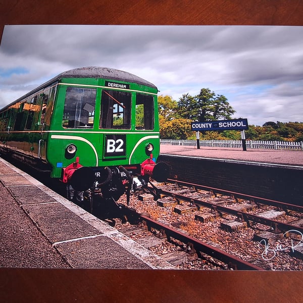 TRAIN PHOTO 16 X 12