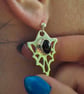 Sterling silver and black onyx earings - Image 5