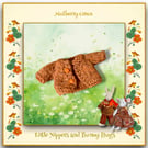Little Nippers and Bunny Hugs Orange Cardigan