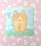 Spring Meadow Cat Sticker