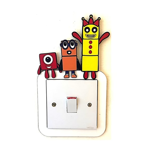 Number Blocks Light Switch Surround