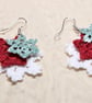 Microcrochet Christmas Earrings - Image 4