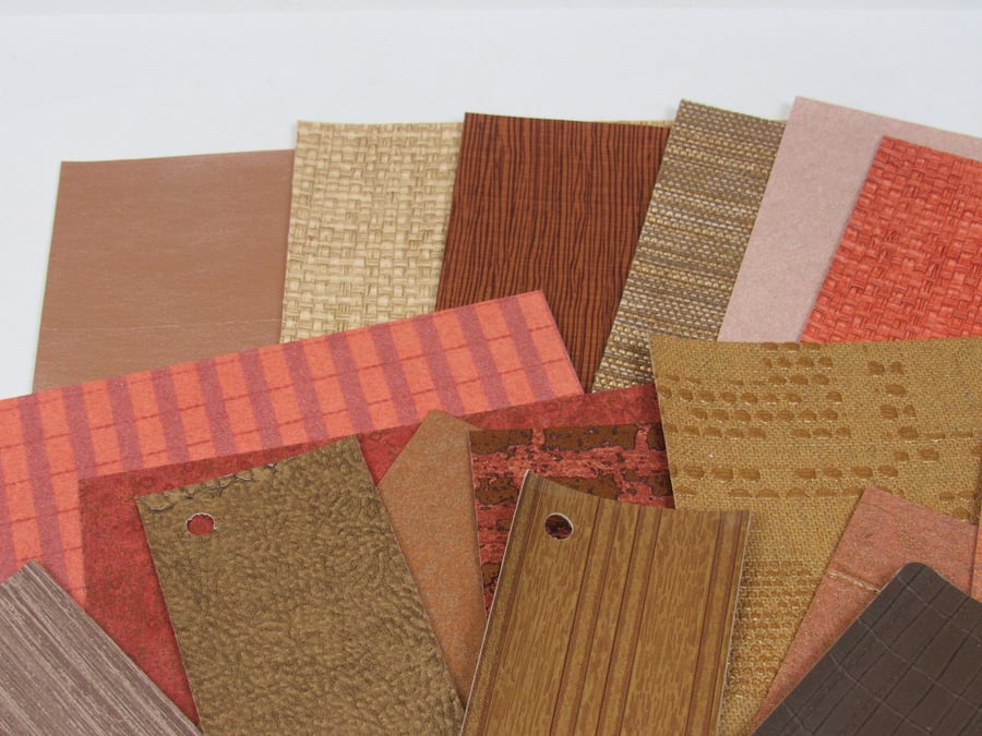 Mixed Dark Reds, Bronze Wallpaper Craft Pack