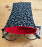 Music Notes Quilted Fabric Glasses Case - Image 4