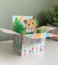 Hamster Card; Personalised, birthday or blank. Hamster "pop up" gift card  - Image 8