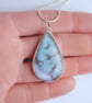 Cornish surfite pendant - clouds in the summer sky - Image 2