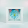 Dandelion - fused glass mirror backed small picture