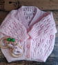 Baby Girl Knitted Cardigan, 0-3 months