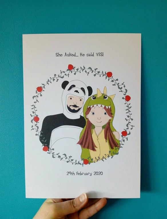 Cartoon Family Illustration 