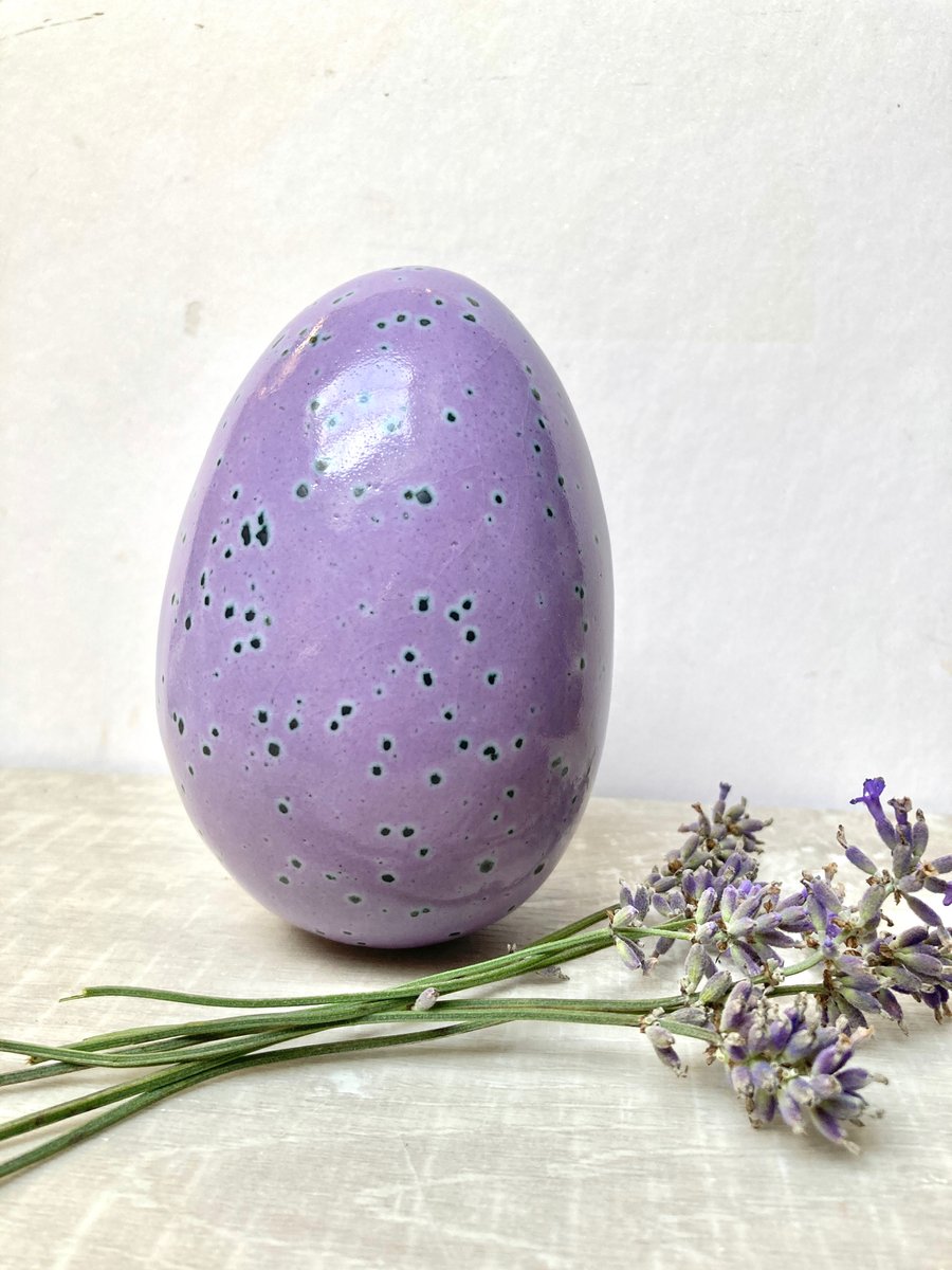  ceramic egg ornament