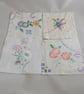 Patchwork charm pack - squares from vintage linens - Image 3