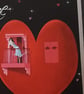 Window to Heart - Black and Red Valentines Day Card - Image 3