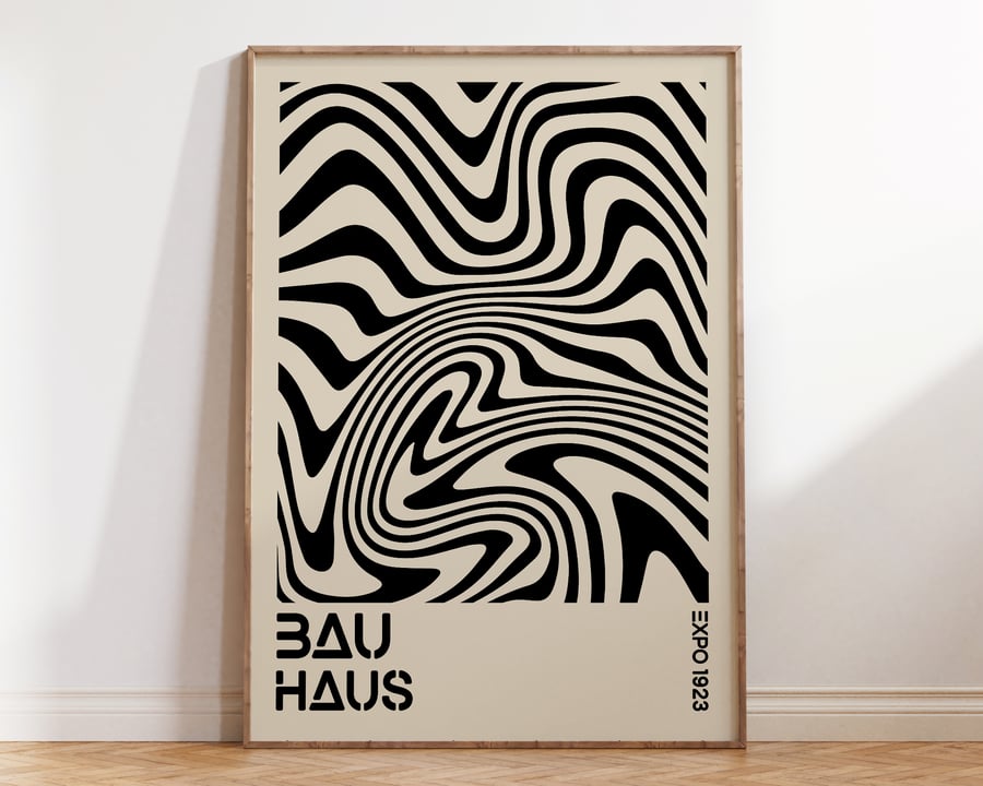Bauhaus Geometric Poster A77