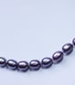 Grey Purple Pearl Necklace - Image 3
