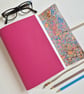 Bright Pink Splash Marble Journal or Sketchbook, A5 size