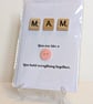 Mam You're like a button greetings card  Welsh - Image 1