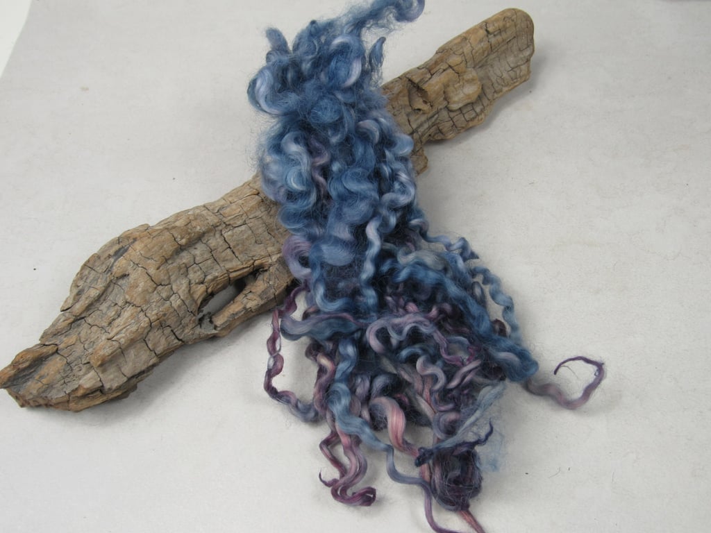 20g Naturally Dyed Indigo Cochineal Masham Locks