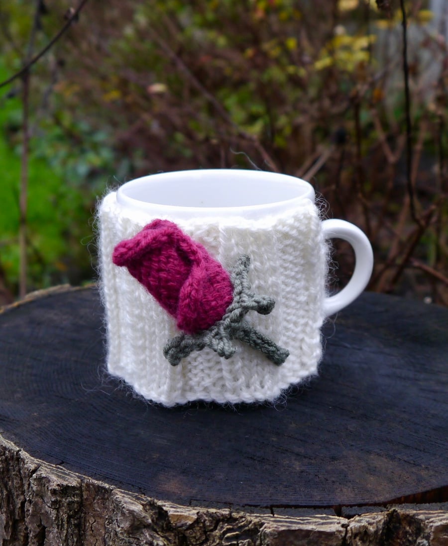 Valentine Rose Mug Cosy