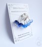 Lampwork Stitch Markers - Blue Gradient - Image 2