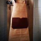 Buttersoft pig skin suede apron