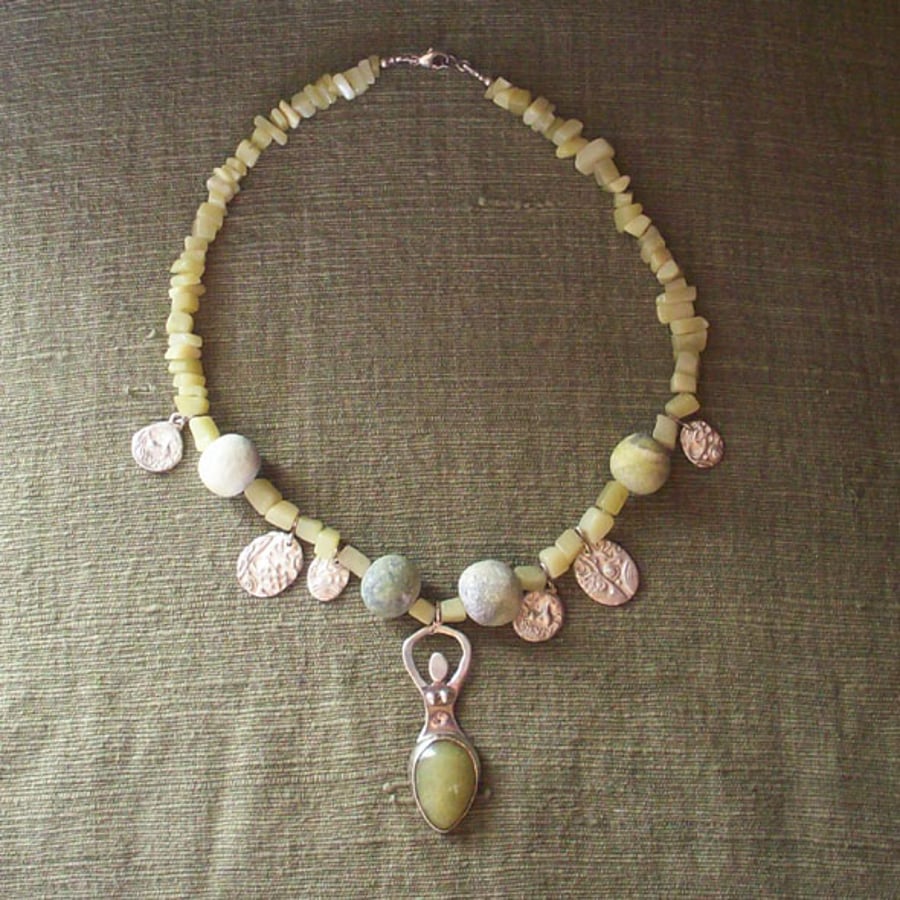 Green Goddess Necklace