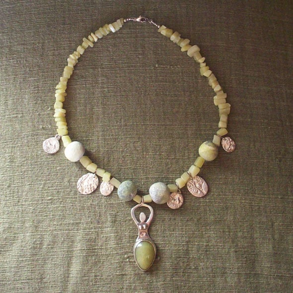 Green Goddess Necklace