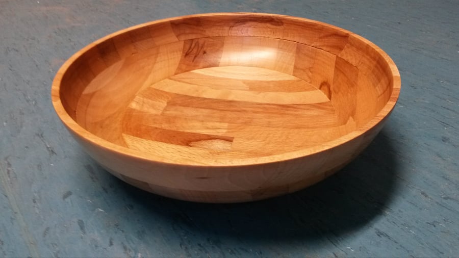 12" beech salad bowl