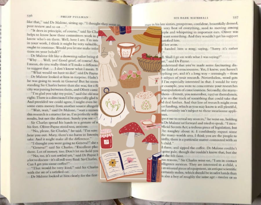 Cottagecore Accessories Illustrated Bookmark
