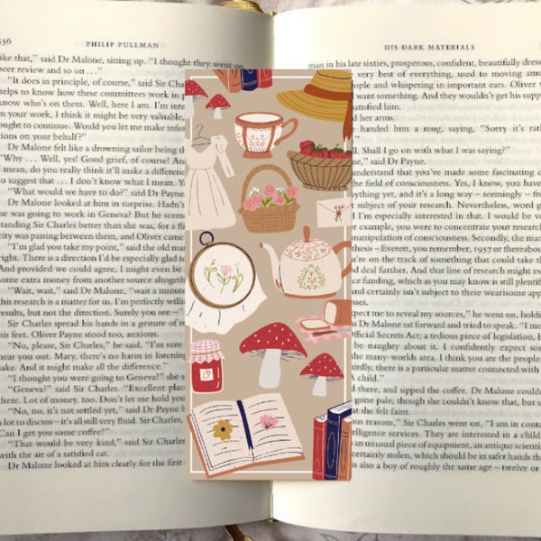 Cottagecore Accessories Illustrated Bookmark
