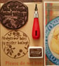 Cheesy scones and pumpkin soup on an autumn day original art  - Image 5