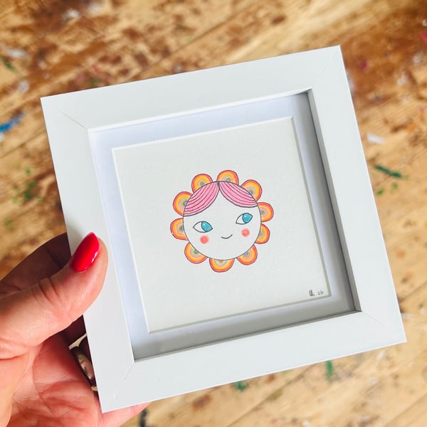 Melody- Framed Original Mini Illustration 