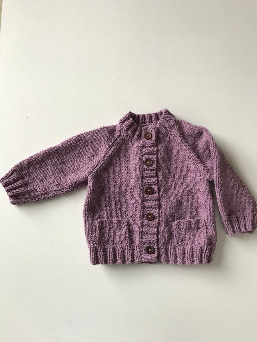 Eco friendly baby cardigan