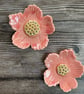 Summer Seconds Set of Two Pink Flower Dishes - Image 1
