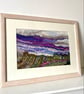 Breathe, an outdoor meditation, hand embroidered abstract landscape  - Image 3