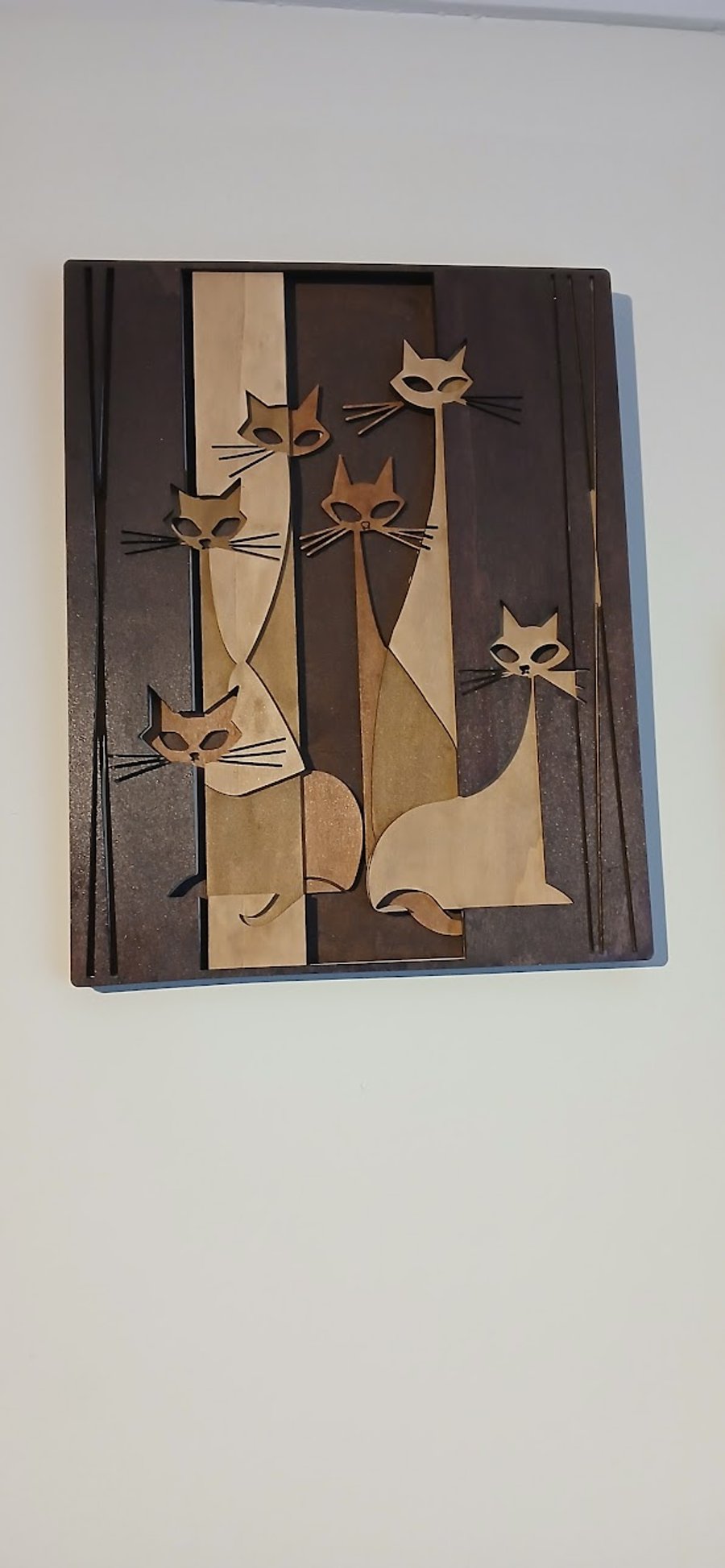 Layered Laser Cut Hanging Art Work