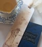 Hand printed  book mark 'Girl and Birds' - Image 7