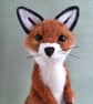 Coral - Sitting Fox on Whisky Stave - Image 1