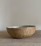 Handmade ceramic carved bowl - Image 2