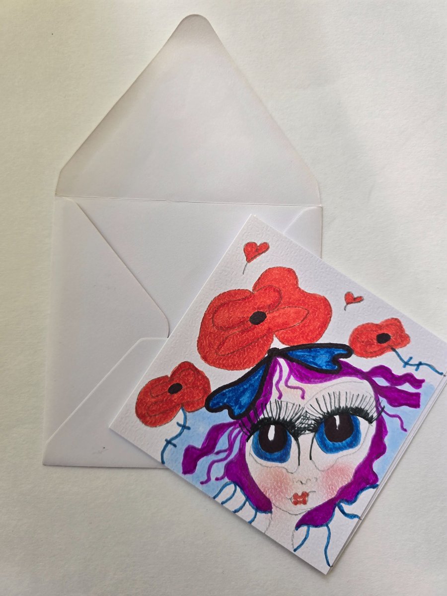 Image of ARTKRAZIE Original Fairy Greeting Card