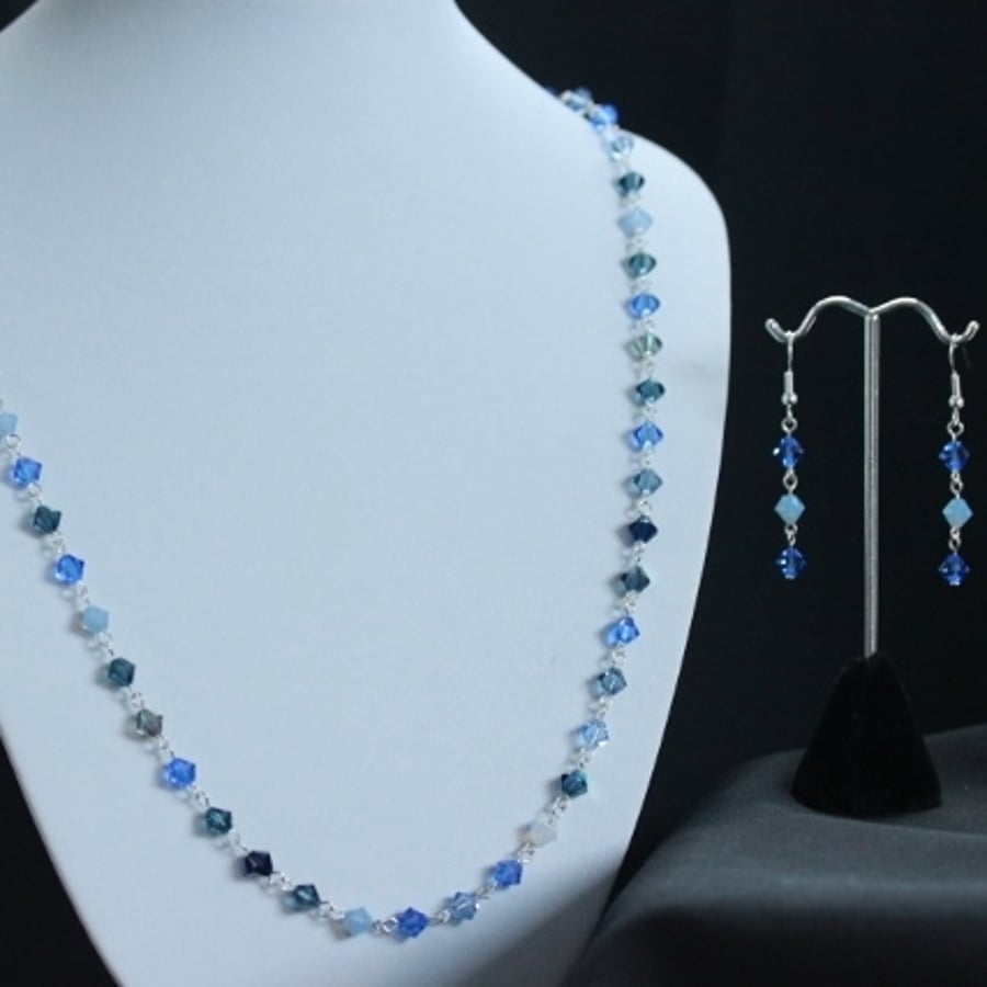 SALE: Out of the Blue Necklace and Earrings